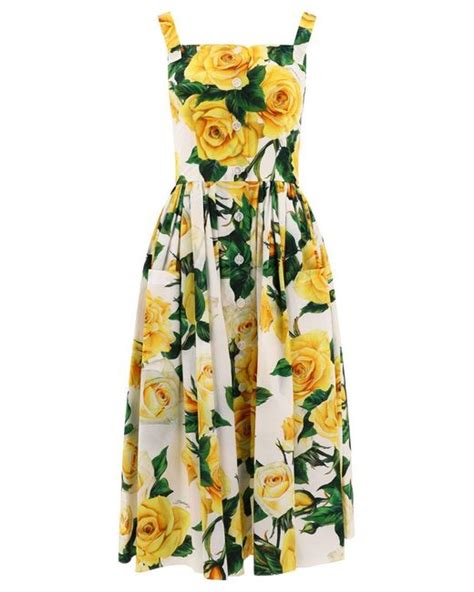 dolce gabbana yellow floral dress|dolce and gabbana inspired dress.